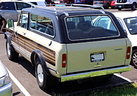 Rear view of a 1976–80 IH Scout II Traveler