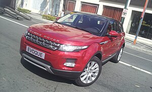 2015 Range Rover Evoque SD4 5-door in Firenze Red (metallic)