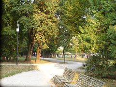 Italiano: Parco e villa Scheibler a Quarto Oggiaro, Milano.