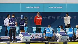 2018-10-07 Swimming Boys' 400 m Freestyle Final at 2018 Summer Youth Olympics (Martin Rulsch) 40.jpg