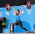 Fayl:2018-10-11 Clean &amp; Jerk (Weightlifting Girls' 58kg) at 2018 Summer Youth Olympics by Sandro Halank–158.jpg üçün miniatür