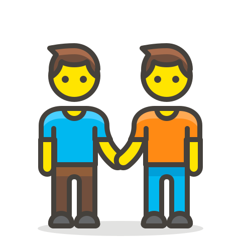 👬 - Two Men Holding Hands or Men Holding Hands Emoji 📖 Emoji Meaning ✂  Copy & 📋 Paste (◕‿◕) SYMBL