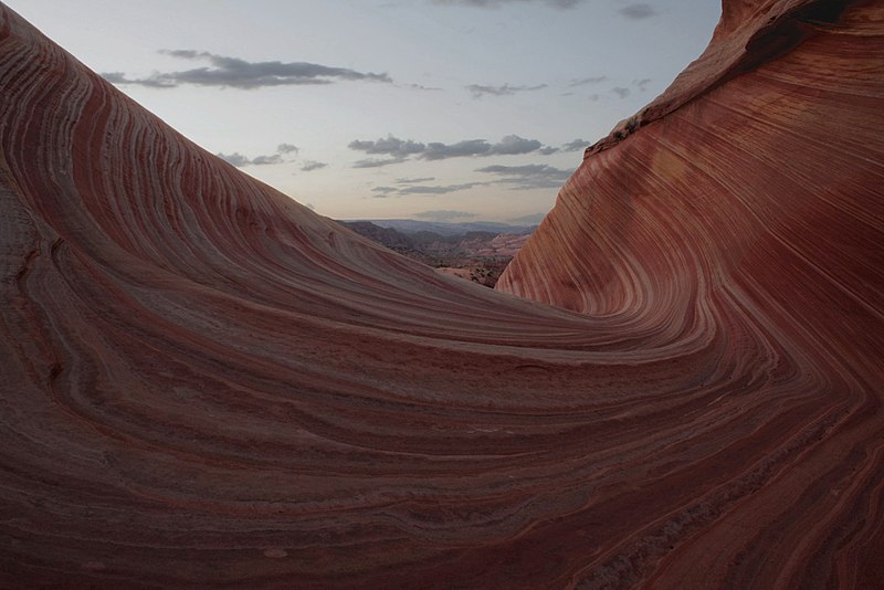 File:A336, The Wave at twilight, Paria Canyon-Vermilion Cliffs Wilderness, Arizona, USA, 2011.JPG