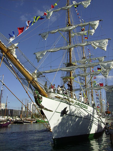 File:ARM Cuauhtémoc (BE01) at Lütte Sail Bremerhaven 2008 01.JPG