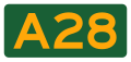 AUS Alphanumeric Route A28.svg