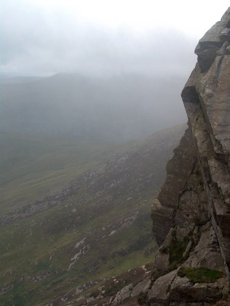 File:A buttress on the Gallt yr Ogof - geograph.org.uk - 1622432.jpg