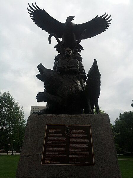 File:Aboriginal War Veterans Monument, Ottawa.jpg