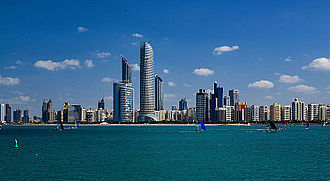 Abu Dhabi skyline Abu dhabi skylines 2014.jpg