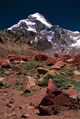 Il monte Aconcagua, Ande argentine, la cima più alta della catena