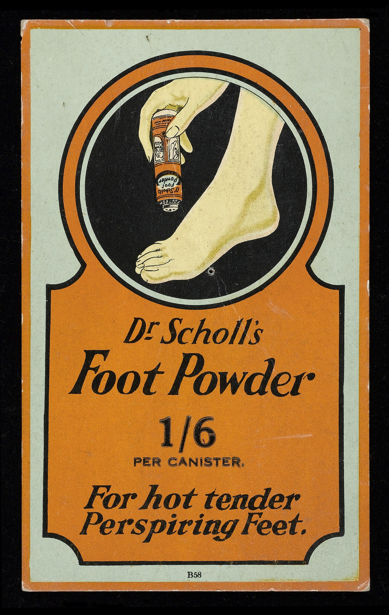 File:Advert for Dr Scholl's Foot Powder Wellcome L0040545.jpg - Wikipedia