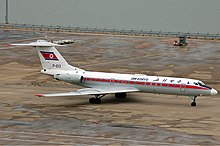 Uno degli ex Tupolev Tu-134.