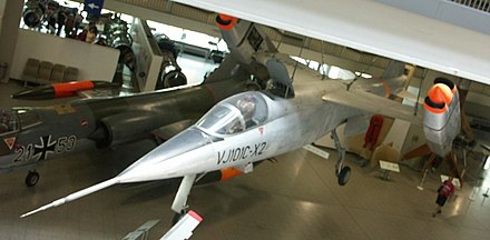 A German V/STOL VJ101 on display at the Deutsches Museum, Munich, Germany