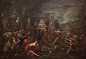 アレッサンドロ・マニャスコ『ユダヤの葬儀』1720年