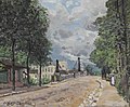 La Route de Gennevilliers par Alfred Sisley, 1872, collection particulière