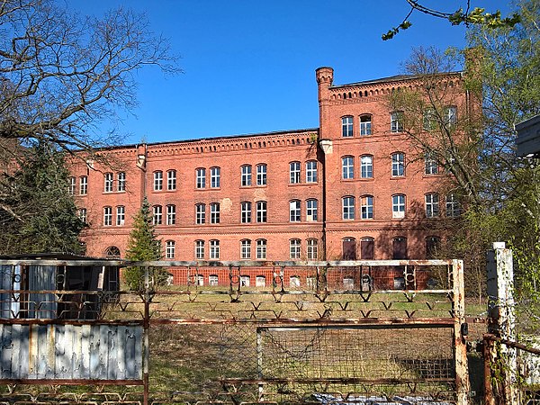 Barracks ruins in Kummersdorf Gut in Brandenburg