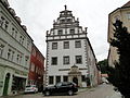 Wohnhaus in Ecklage, einstiges Bahrmannsches Brauhaus (zum Grundstück gehören ein Nebengebäude in der Rosengasse und das Haus Webergasse 10)