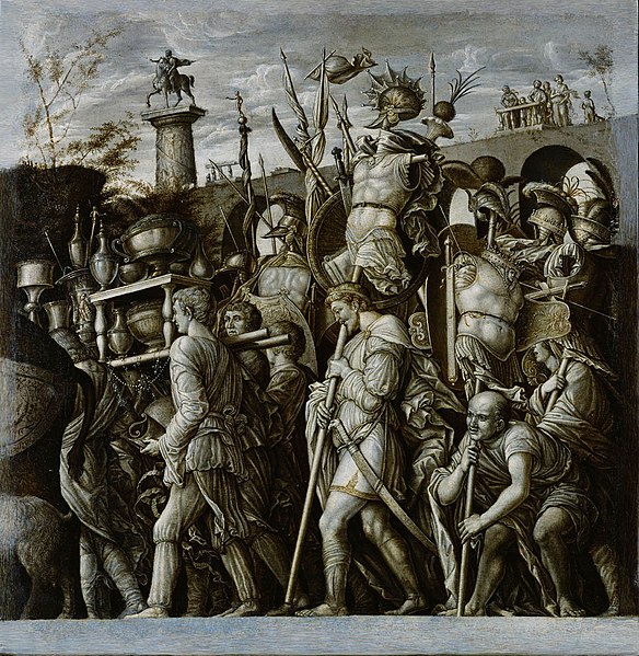 File:Anonymous - Triumphzug Cäsars, Neue Kriegsbeute (Harnischträger) - GG 303 - Kunsthistorisches Museum.jpg