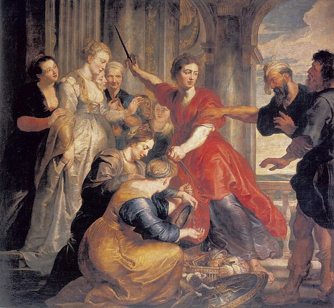 File:Anthony van Dyck en Peter Paul Rubens - Odysseus herkent Achilles tussen de dochters van Lycomedes - P001661 - Museo del Prado.jpg