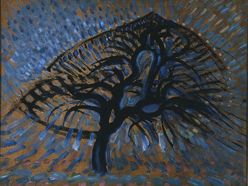 Piet Mondrian: Manzano (1908-1909).