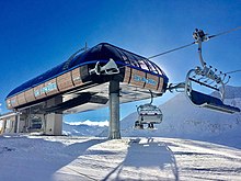 Chairlift mechanism in the resort of Val Cenis Vanoise, France Arcellins.jpg