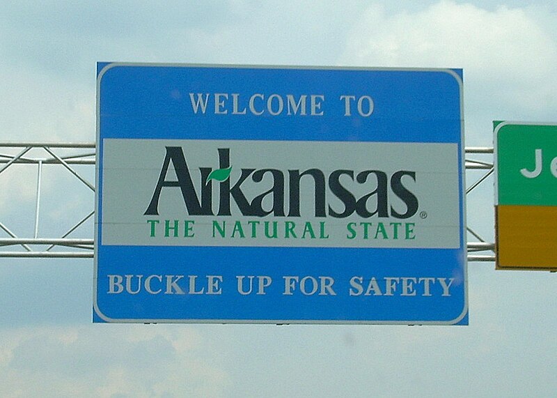 File:Arkansas state welcome sign.jpg
