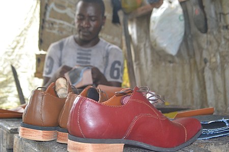 chaussures après le montage