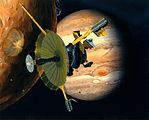 אילוסטרציה של החללית גלילאו שנאס"א שלחה לכוכב צדק