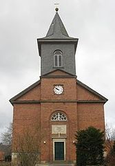 Поглед на селската црква „Св. Витус“ во Рецлинген