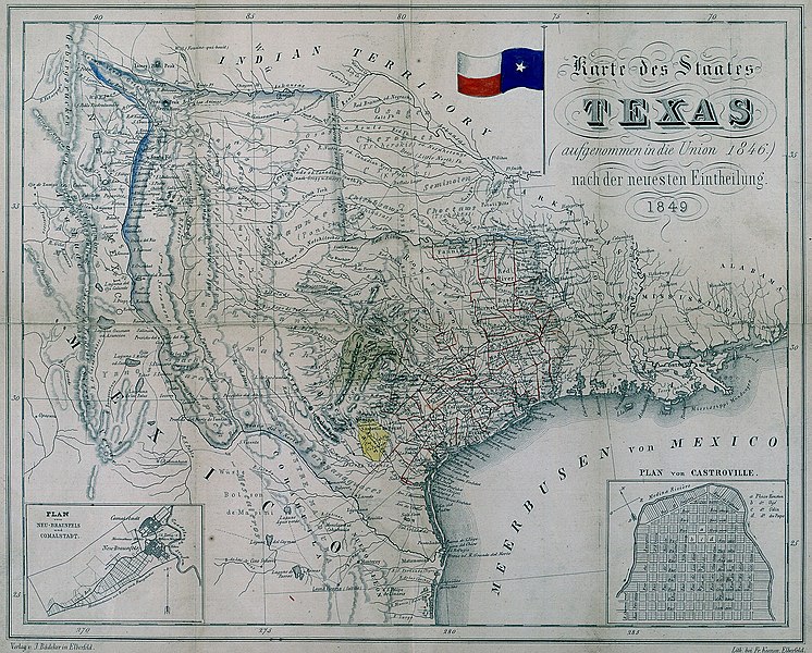 File:Badeker Karte des Staates, Texas 1849 UTA.jpg