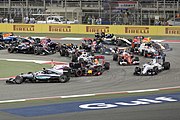 Start at the 2016 Bahrain Grand Prix (3 April 2016)