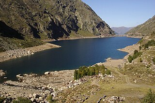 <span class="mw-page-title-main">Étang de Soulcem</span> Dam in Ariège, France