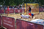 Deutsch: Beachhandball bei den Olympischen Jugendspielen 2018 in Buenos Aires; Tag 7, 13. Oktober 2018; Jungen, Halbfinale – Spanien-Kroatien 2:1 English: Beach handball at the 2018 Summer Youth Olympics in Buenos Aires at 13 October 2018 – Boys Semifinal – Spain-Croatia 2:1 Español: Handball de playa en los Juegos Olimpicos de la Juventud Buenos Aires 2018 en 13 de octubre de 2018 – Semifinales de chicos - España-Croacia 2:1