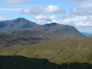 Beinn Chùirn Scottish hill on the border of Stirlingshire and Perthshire