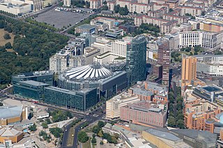 <span class="mw-page-title-main">Potsdamer Platz</span> Public square and traffic intersection in Berlin, Germany