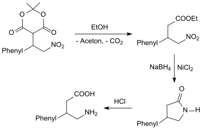 Synthese von Phenibut