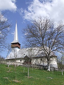 Wooden church in Răstolţ