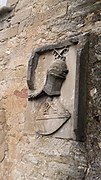 Blason situé sur la façade sud du château.