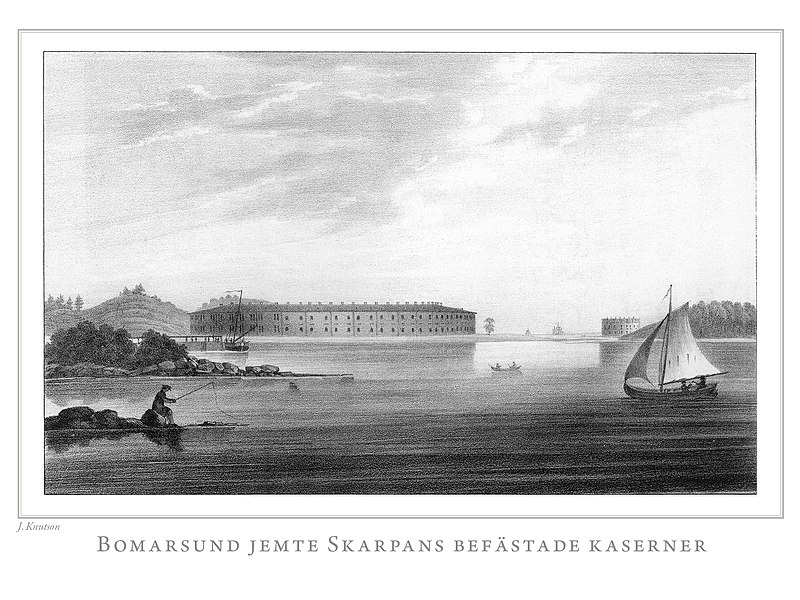 File:Bomarsund jemte Skarpans befästade kaserner - Johan Knutson - Finland framställdt i teckningar - 20.jpg