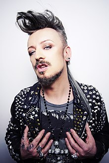 Pop musician Boy George Boy George by Dean Stockings.jpg