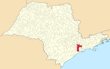 Brazil Sao Paulo Sao Paulo location map.svg