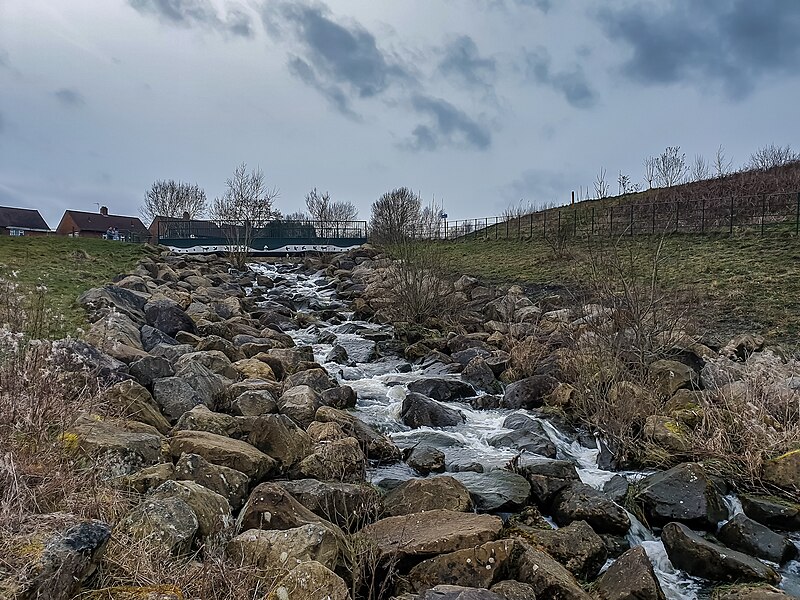 File:Bridge Over the Stream, Chatterley Whitfield Heritage Park - geograph.org.uk - 6087092.jpg