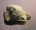 British Museum Middle east 14022019 Head of a ewe Baked clay Late Uruk period 3650.jpg