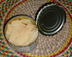 Canned bamboo shoots.