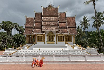 Buddhist Temple at Haw Kham (Royal Palace) complex