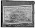 Builders plaque, Big Sewickley Creek Bridge. - Lincoln Highway, Running from Philadelphia to Pittsburgh, Fallsington, Bucks County, PA HAER PA-592-81.tif
