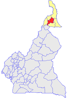 localização do Departamento Diamaré nos Camarões