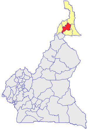 Departemen lokasi di Kamerun