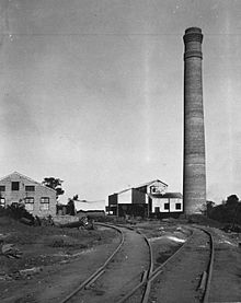 copper smelting of 'Etoile du Congo' Katanga, 1912-1914 COLLECTIE TROPENMUSEUM Kopersmelterij van de 'Etoile du Congo' Katanga TMnr 60031842.jpg