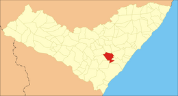 Campo Alegre - Carte