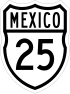 Federal Highway 25 shield